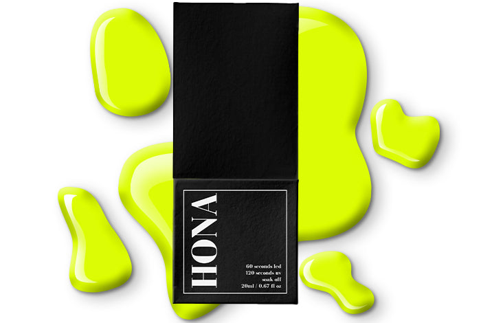 HONA Yeehaw Gel Polish Hema Free Yellow Nail Polish Very Popular